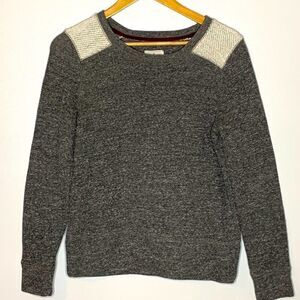 Lou & Grey knit shoulder sweatshirt. Small